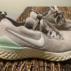 Nike, Sneakers, Light brown and Blue, 7